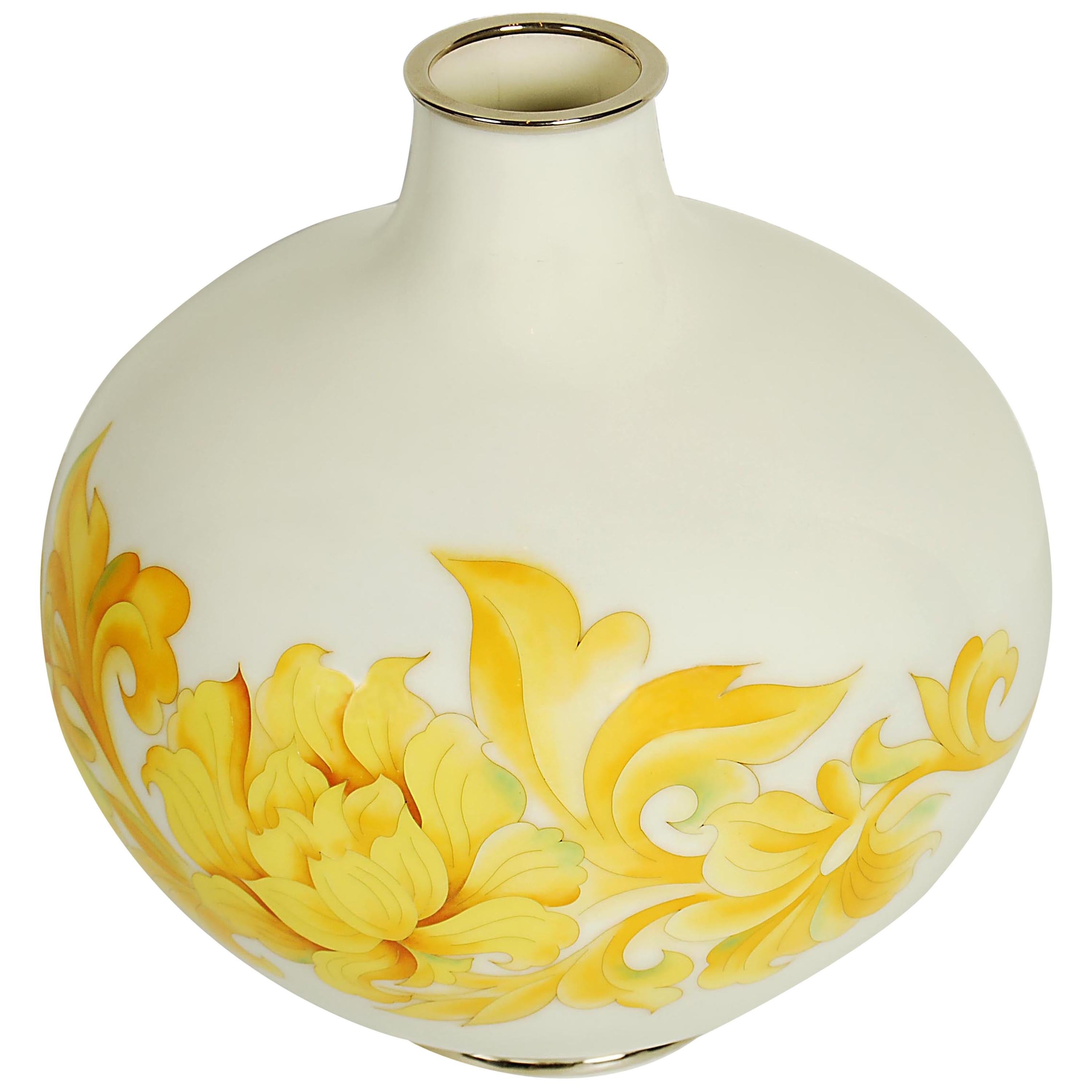 Vintage Japanese Ando Cloisonne Vase, 20th Century