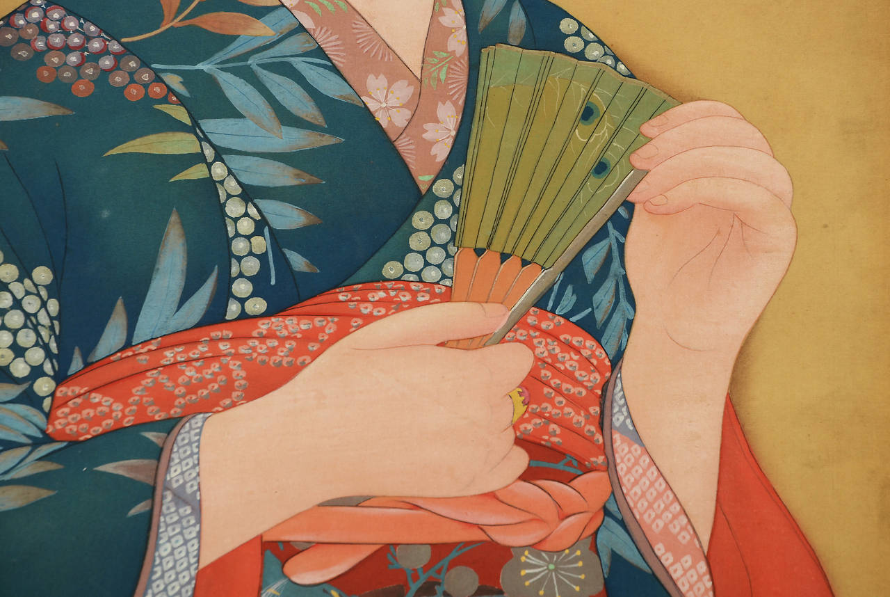 kimono painting