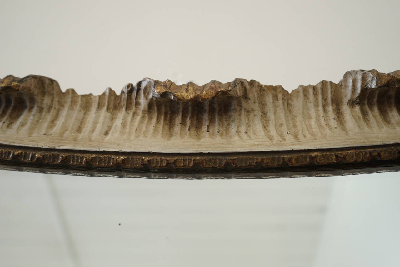 Osvaldo Borsani Scalloped Edge Mirror, circa 1940