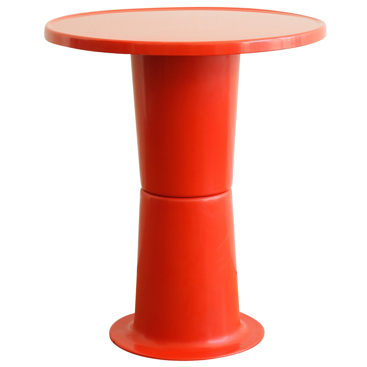 Yrjo Kukkapuro Saturnus Side Table by Haimi, Finland, circa 1970 For Sale