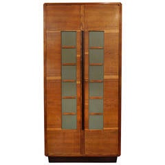 Cabellini & Co Oak Modernist Cupboard, Italy, circa 1930