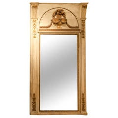 Antique French LXVI Full Length Wall Mirror Circa 1790