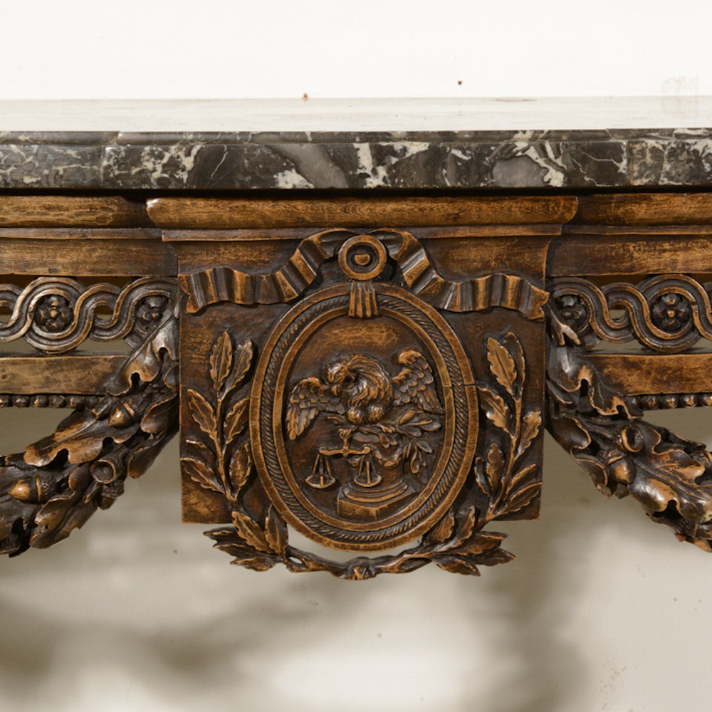 French Louis XVI Period Console Table In Good Condition For Sale In Sydney, NSW