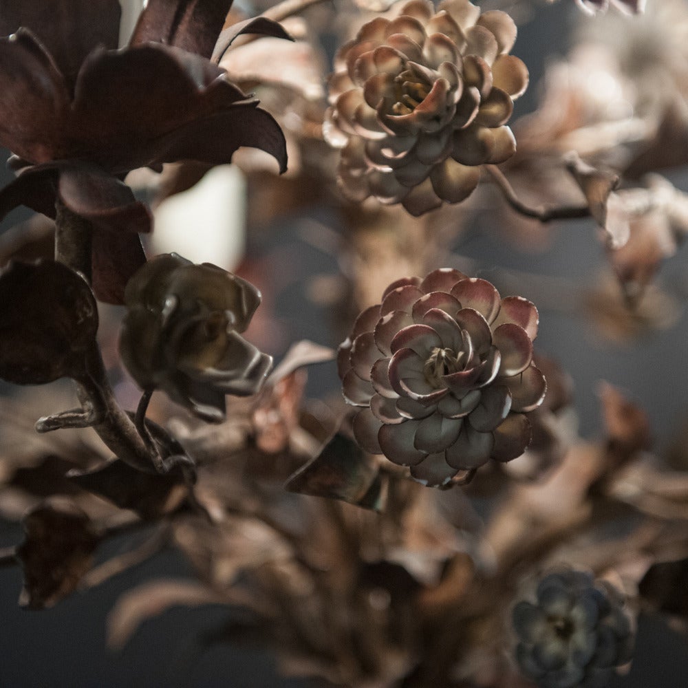 Pendant in the Form of a Bouquet Supporting Five Lights