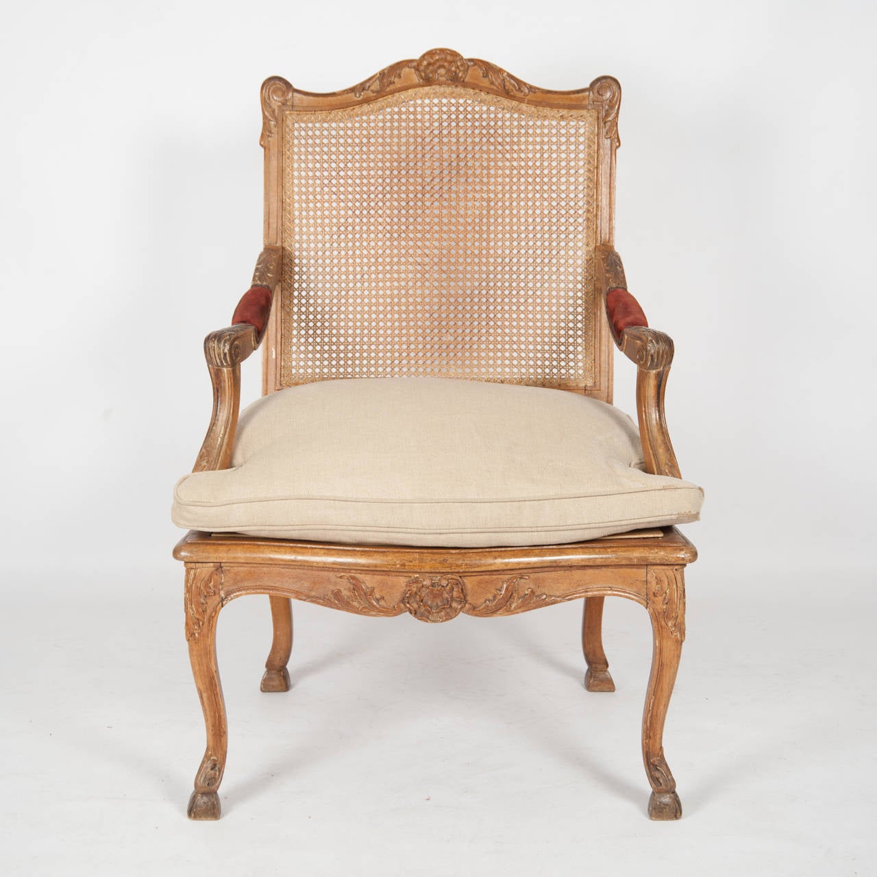 Pair of 19th Century Regence Style Fauteuils of Large Proportions