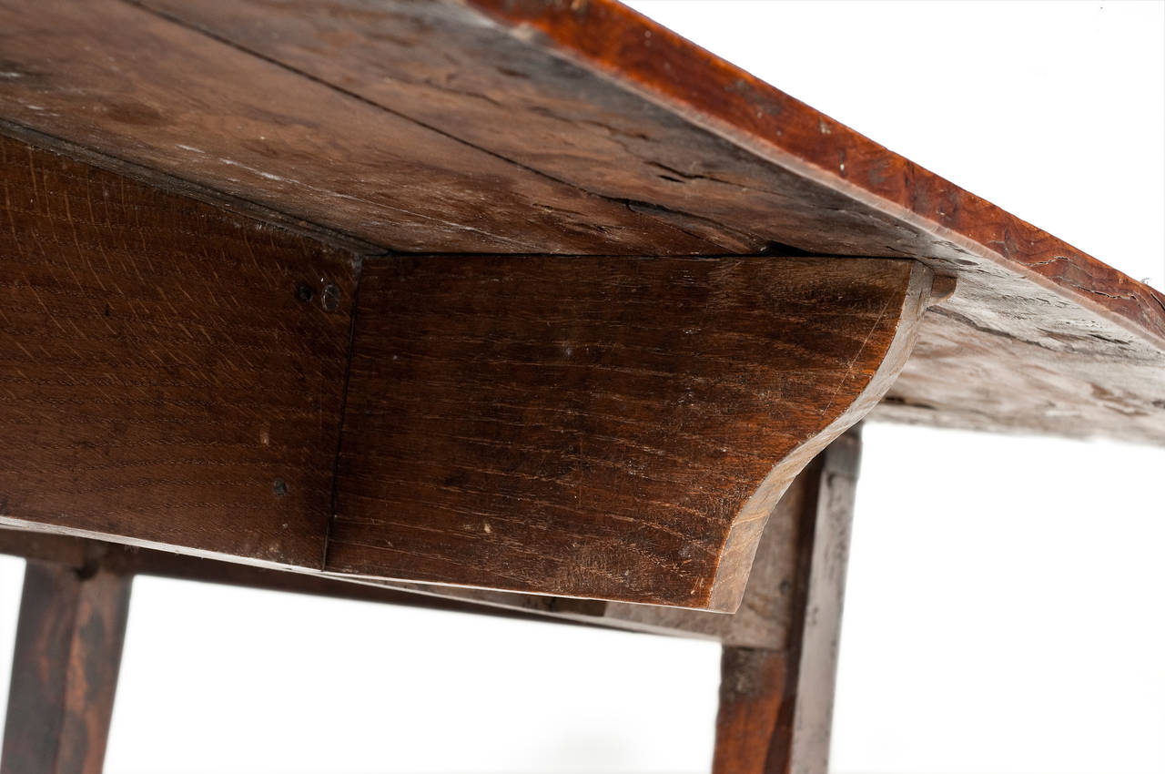 George III Solid Yew Wood Pembroke Table For Sale 5