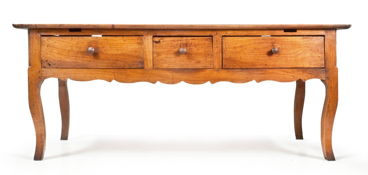 Late 18th Century French fruitwood (cherry) entrance, serving, hall table C.1790