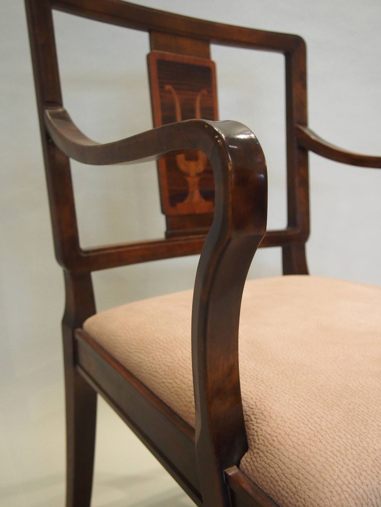 Set of Swedish Grace Armchairs In Excellent Condition For Sale In Armadale, Victoria