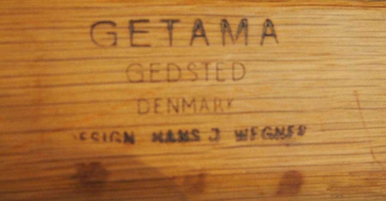 Mid-20th Century Pair of Hans Wegner Plank Chairs G290