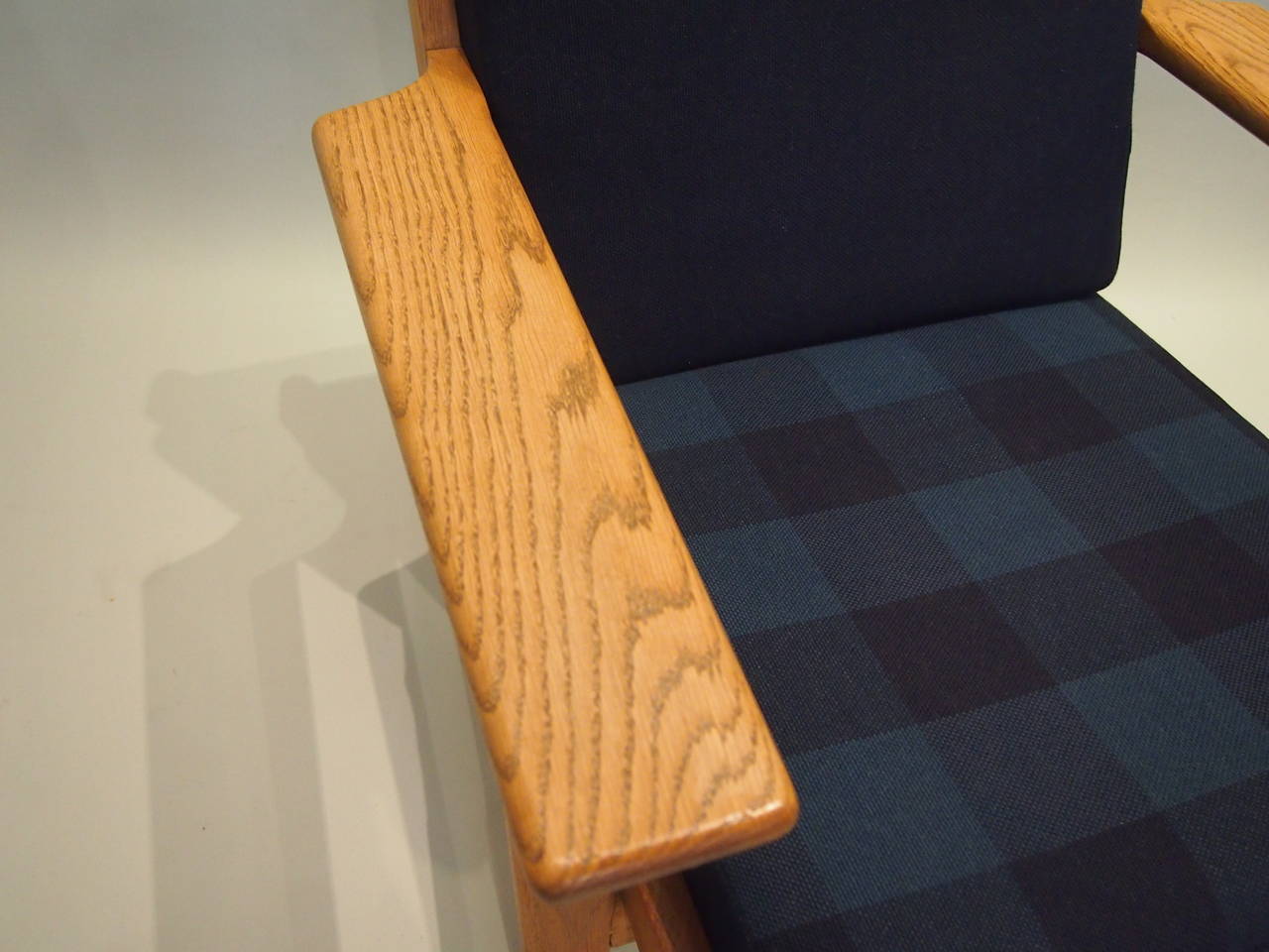 Danish Pair of Hans Wegner Plank Chairs G290