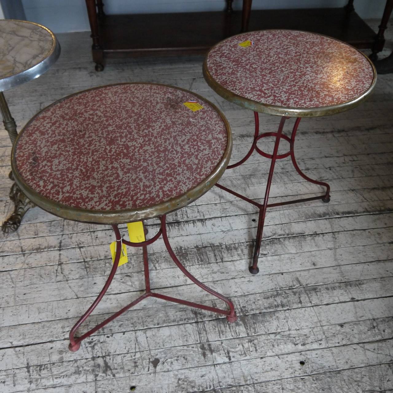 Vintage French Cafe Table For Sale at 1stDibs