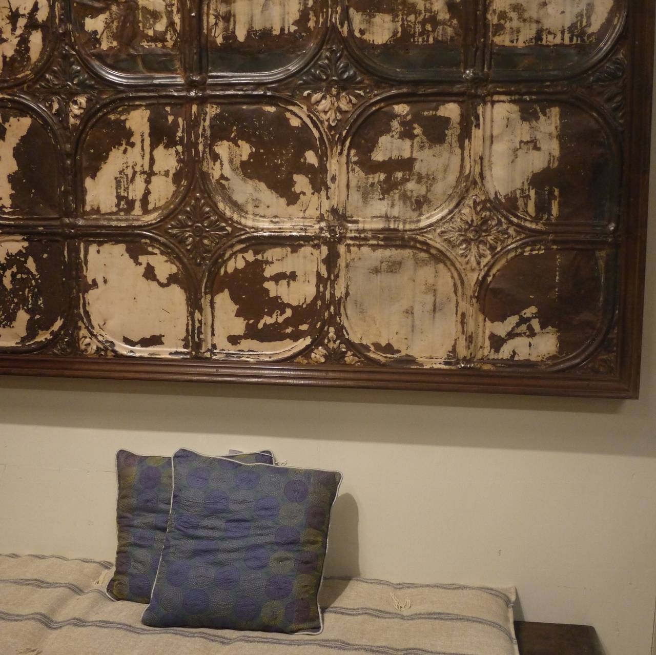 Pressed Metal Wall Panel In Good Condition In Sydney, Australia