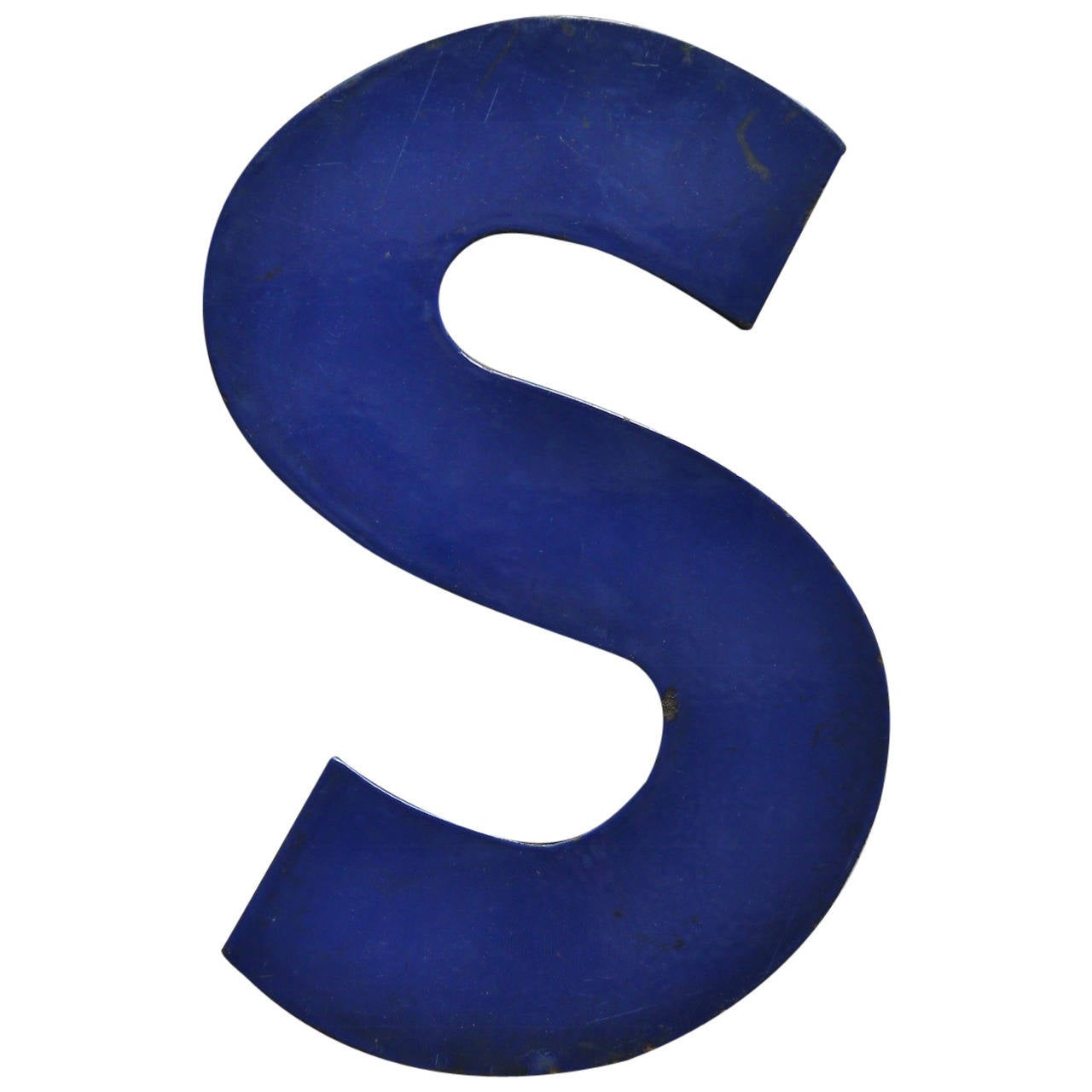 Vintage Enamel Letters For Sale at 1stDibs
