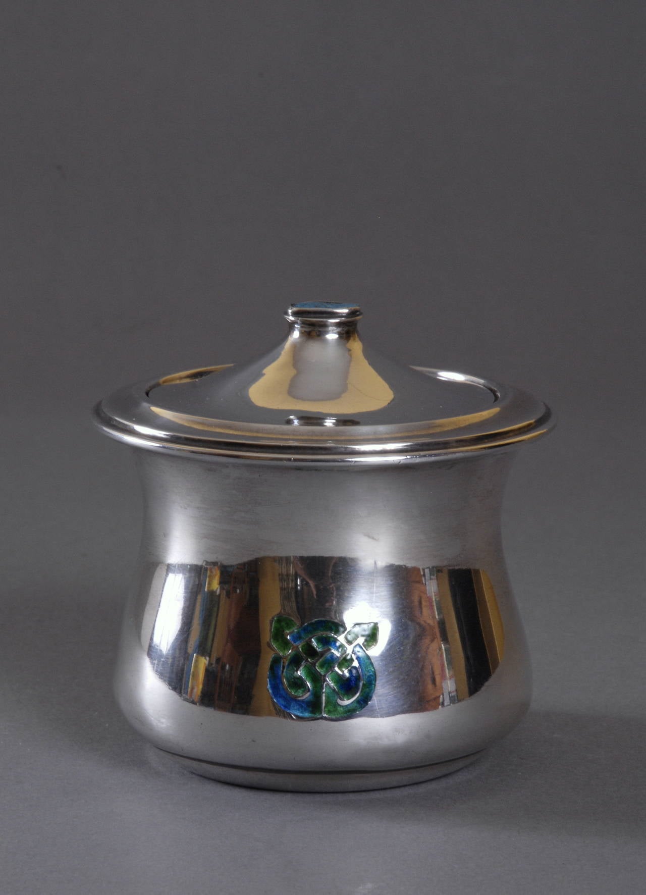 Hand-Crafted Arts & Crafts Liberty Silver Covered Bowl Designed by Archibald Knox For Sale
