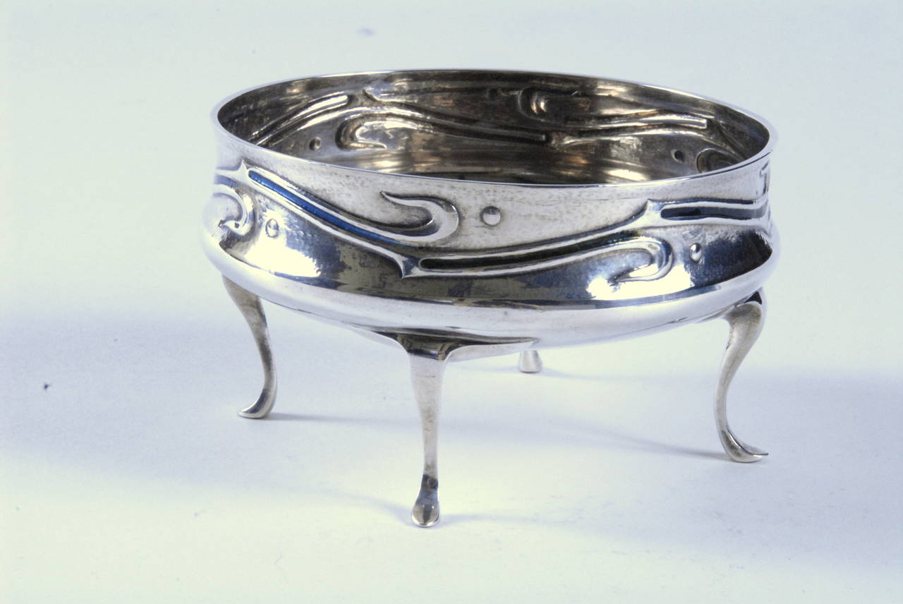 Arts & Crafts Liberty Silver Footed Bowl by Archibald Knox 2