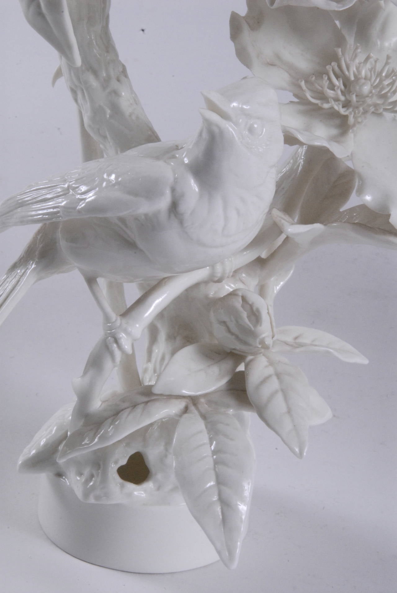 Mid-20th Century Royal Worcester Pair of Dorothy Doughty Hooded Warbler Birds, 1956