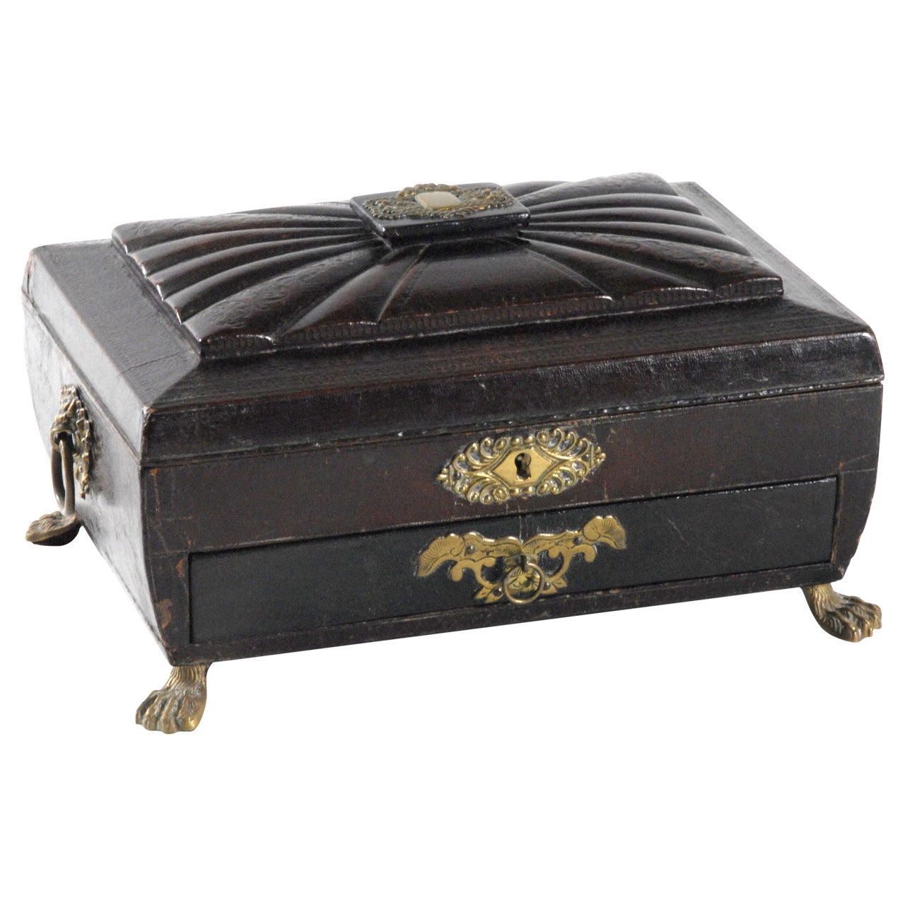 19th Century Georgian Sewing Box For Sale