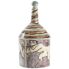 Mid Century Marcello Fantoni for Raymor Stoppered Decanter 11