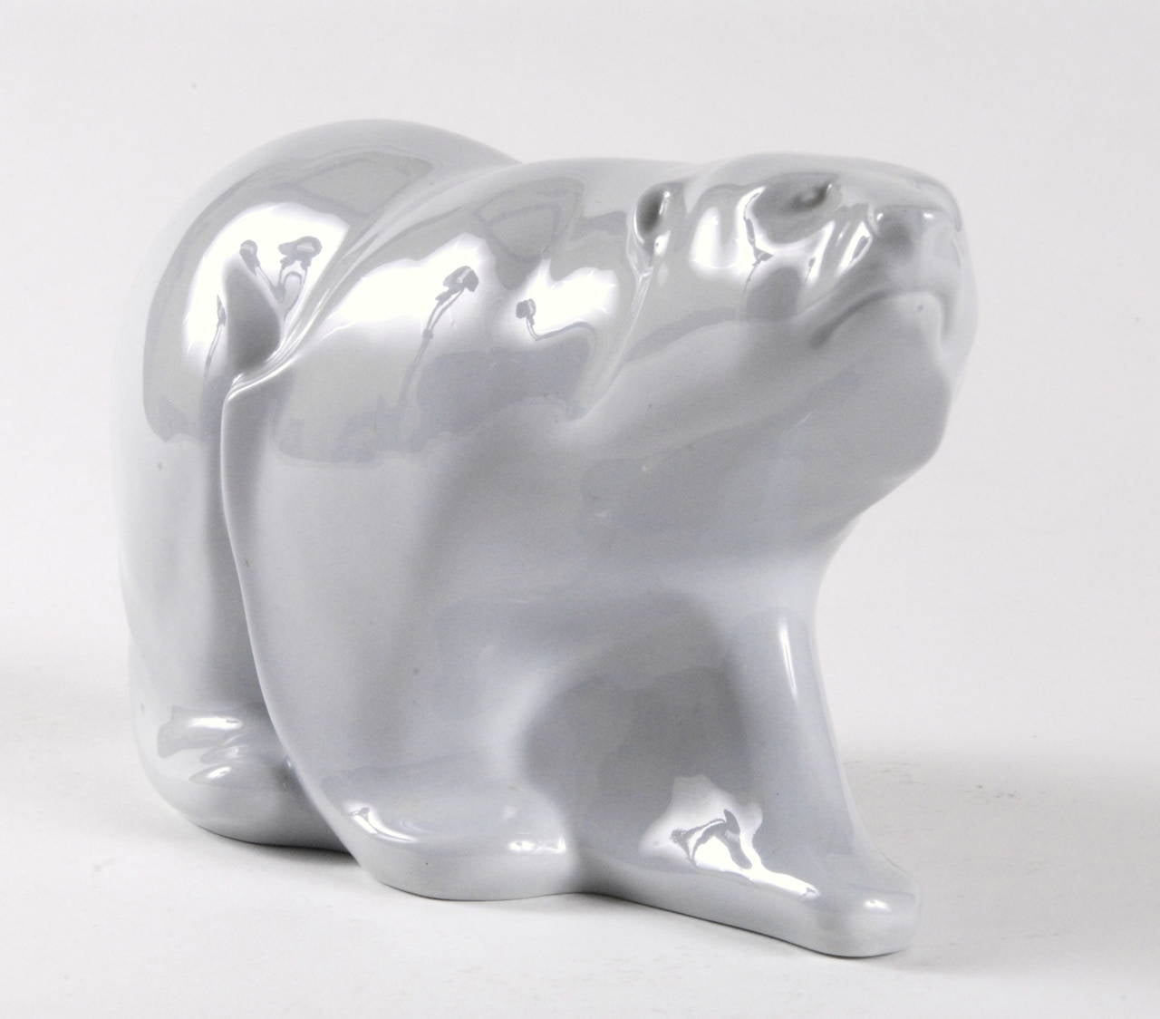 British Art Deco Spode 'Onyx' Ceramic Polar Bear