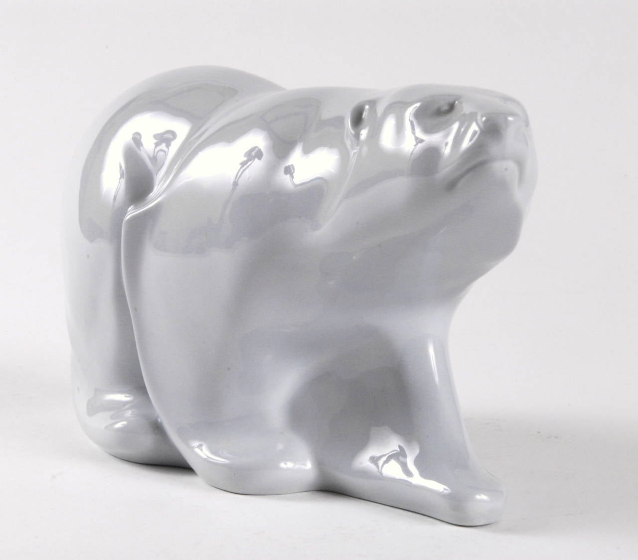 art deco spode onyx ceramic polar bear at 1stdibs art deco spode onyx ceramic polar bear at 1stdibs