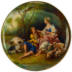 Fine Swiss Silver Enamel Hinged Box