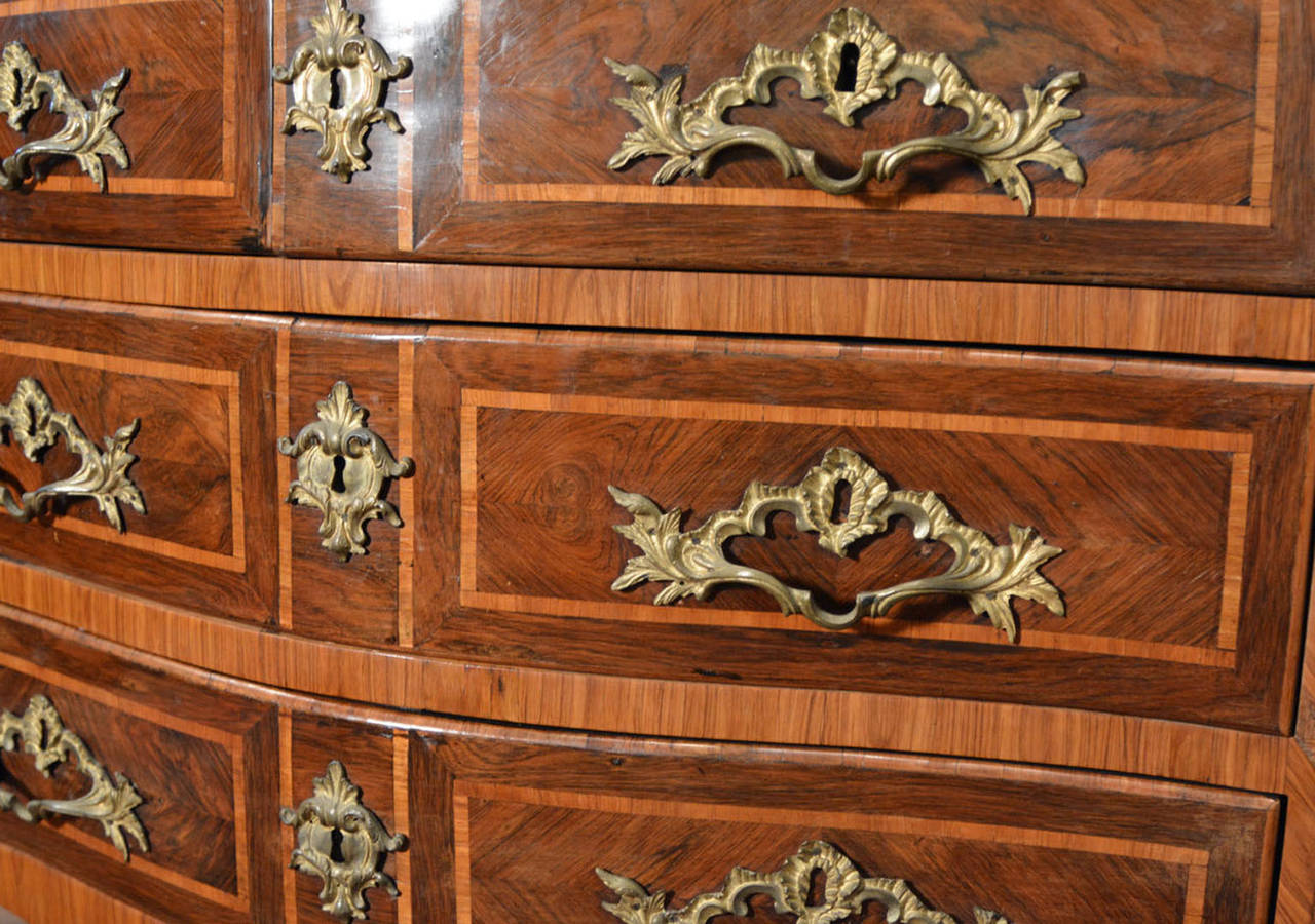 French 18th Century Regency Signed Marble-Top Commode In Excellent Condition For Sale In Sarasota, FL