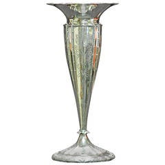 Tiffany & Co. Sterling Acid Decorated Belle Epoque Vase