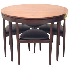 Retro Scandinavian Modern Dining Suite by Hans Olsen, Denmark 1960s