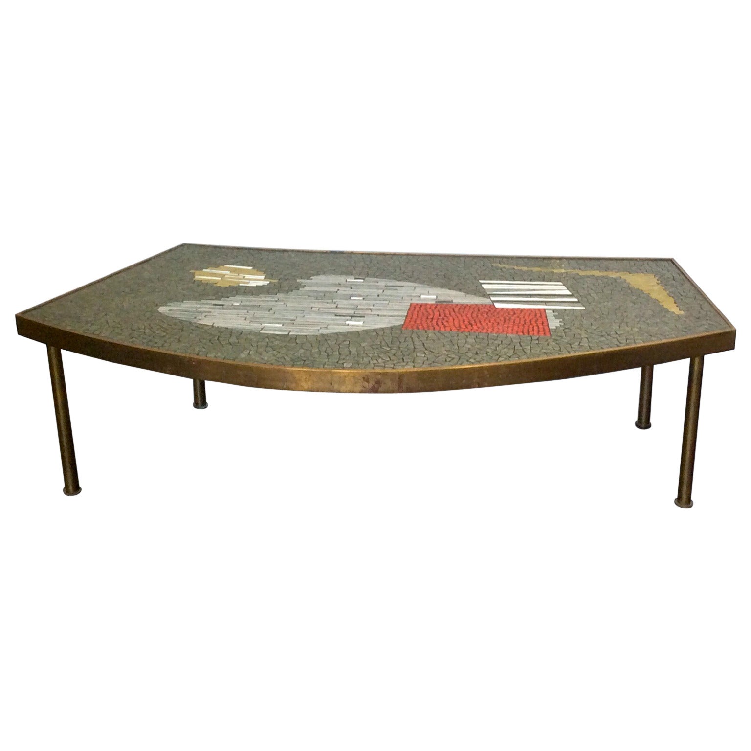 Abstract Mosaic Coffee Table, Germany, 1950s