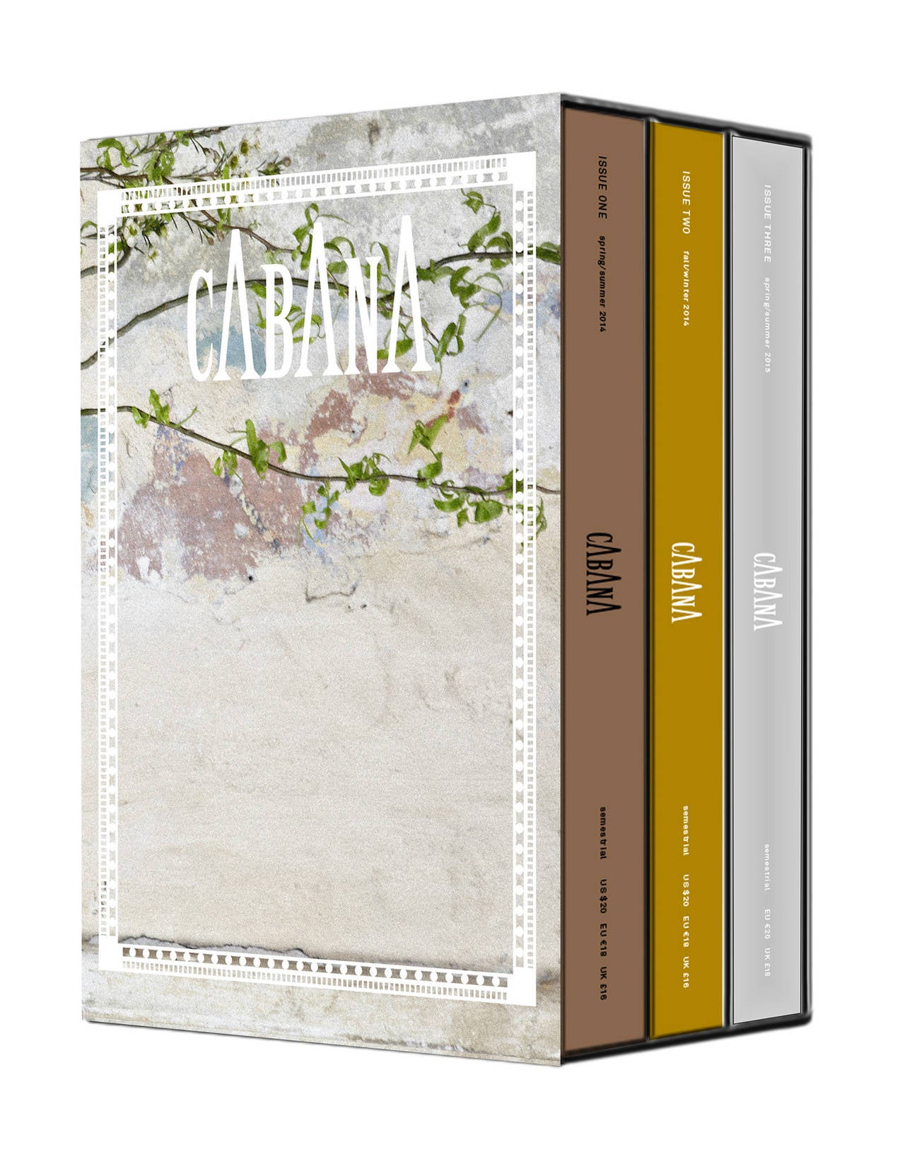 Cabana Issue 3 with cover in vintage Etro Fabric