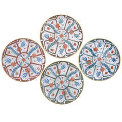 Made to Order Cabana Dinner Set of Plates with Iznik Floral Decorations