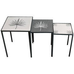 Beaded Palm Leaf Nest Tables by Allegra Hicks, Made to Order