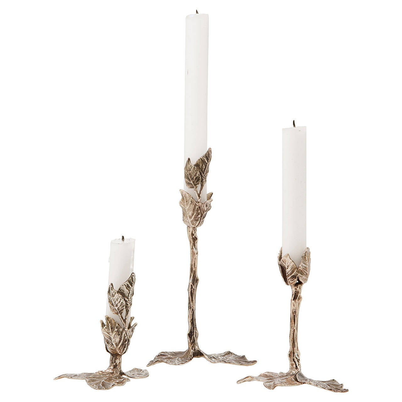 Leaf Candleholders Designed by Osanna Visconti For Sale