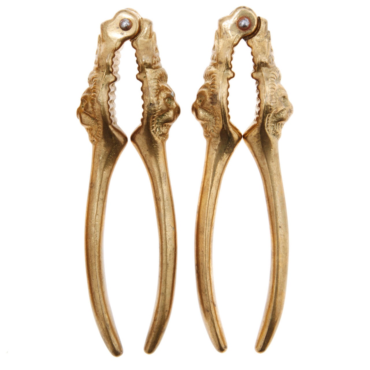 Pair of Brass Nutcrackers Made in Italy, circa 1930s at 1stDibs