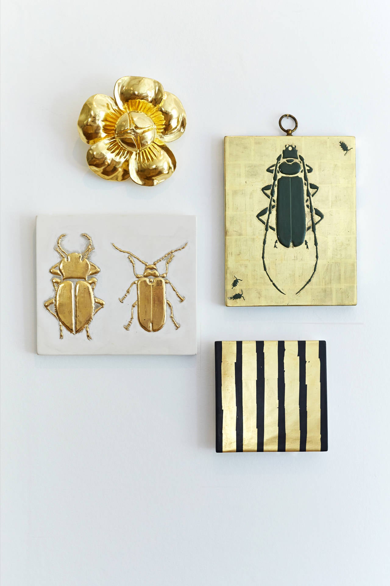 Collection of Four Gilded Panels by Tennant and Tennant