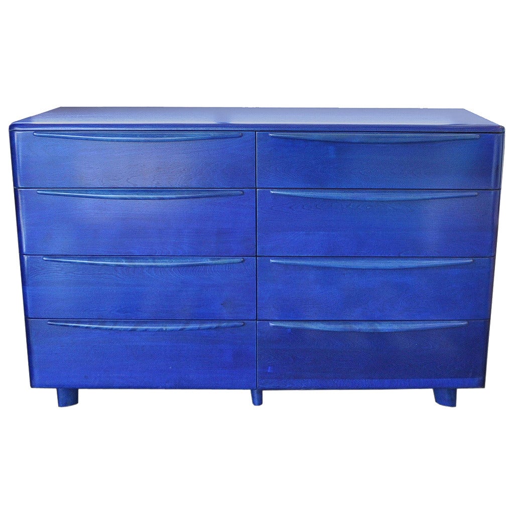 Heywood Wakefield Encore Dresser in Cobalt Blue Stain