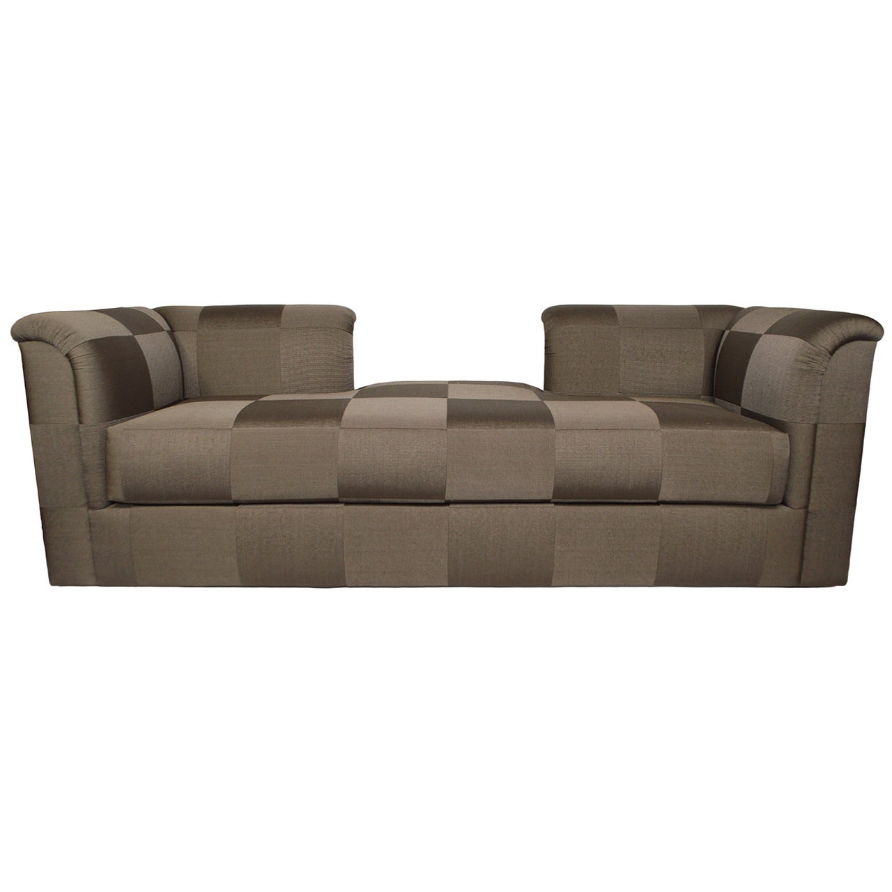 J Robert Scott French Line Tete a Tete Sofa For Sale