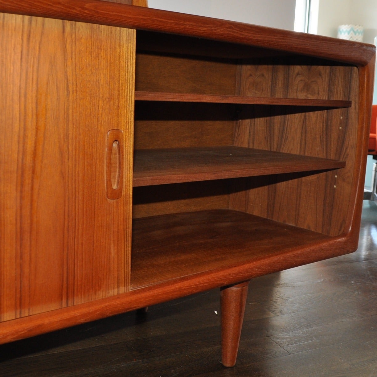 Mid-20th Century H.P. Hansen Danish Modern Sideboard and Hutch