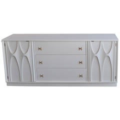 Broyhill Brasilia White Lacquered Buffet
