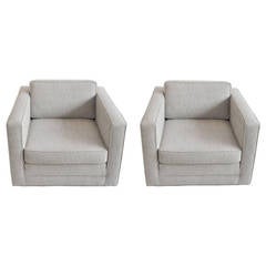 Pair of Charles Pfister for Knoll Lounge Chairs