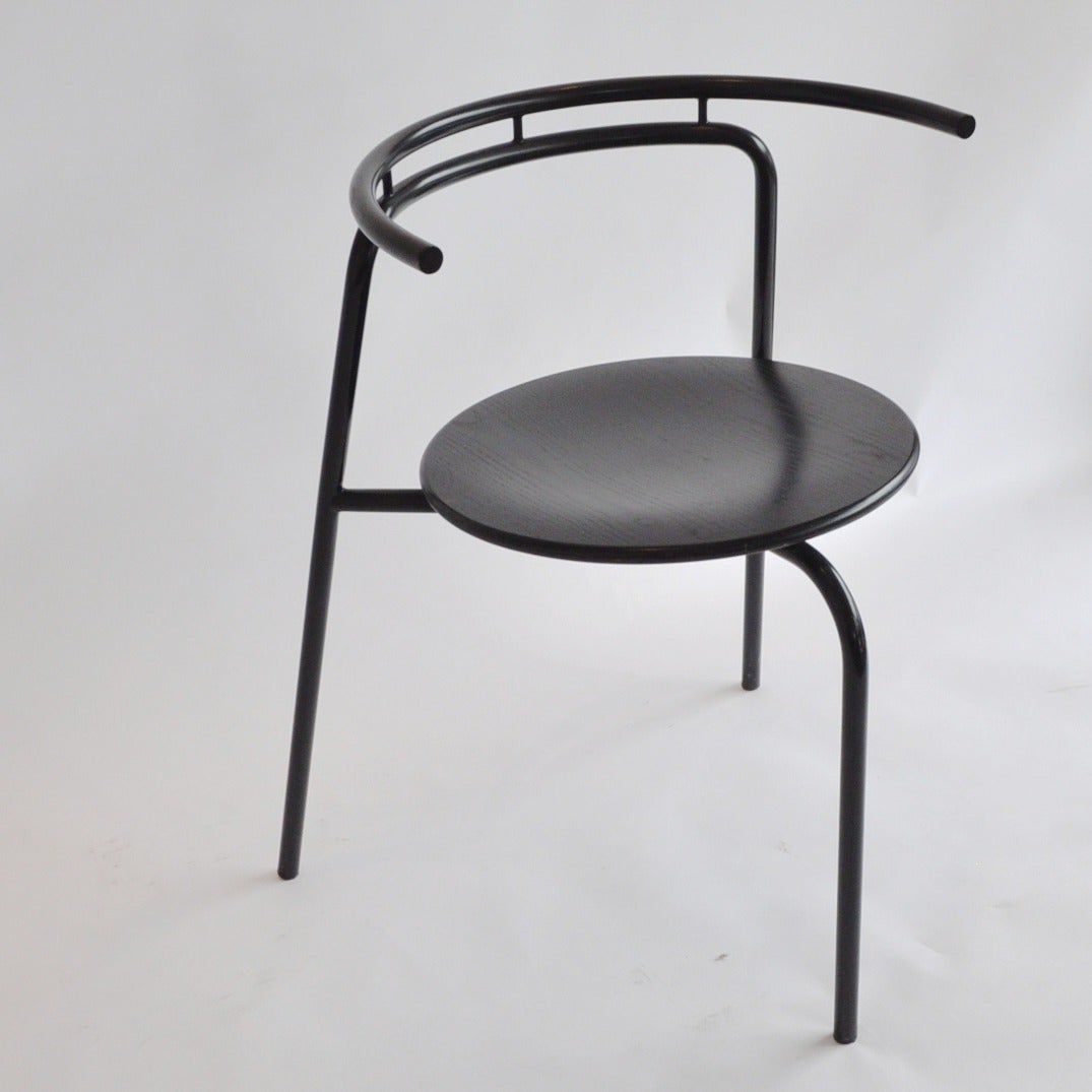 Mid-Century Modern Rare Ross Littell Three-Legged Chair For Sale