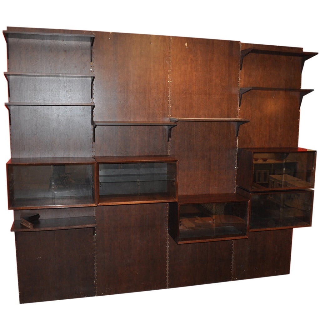 Royal Systems Cado Wall Unit in Walnut