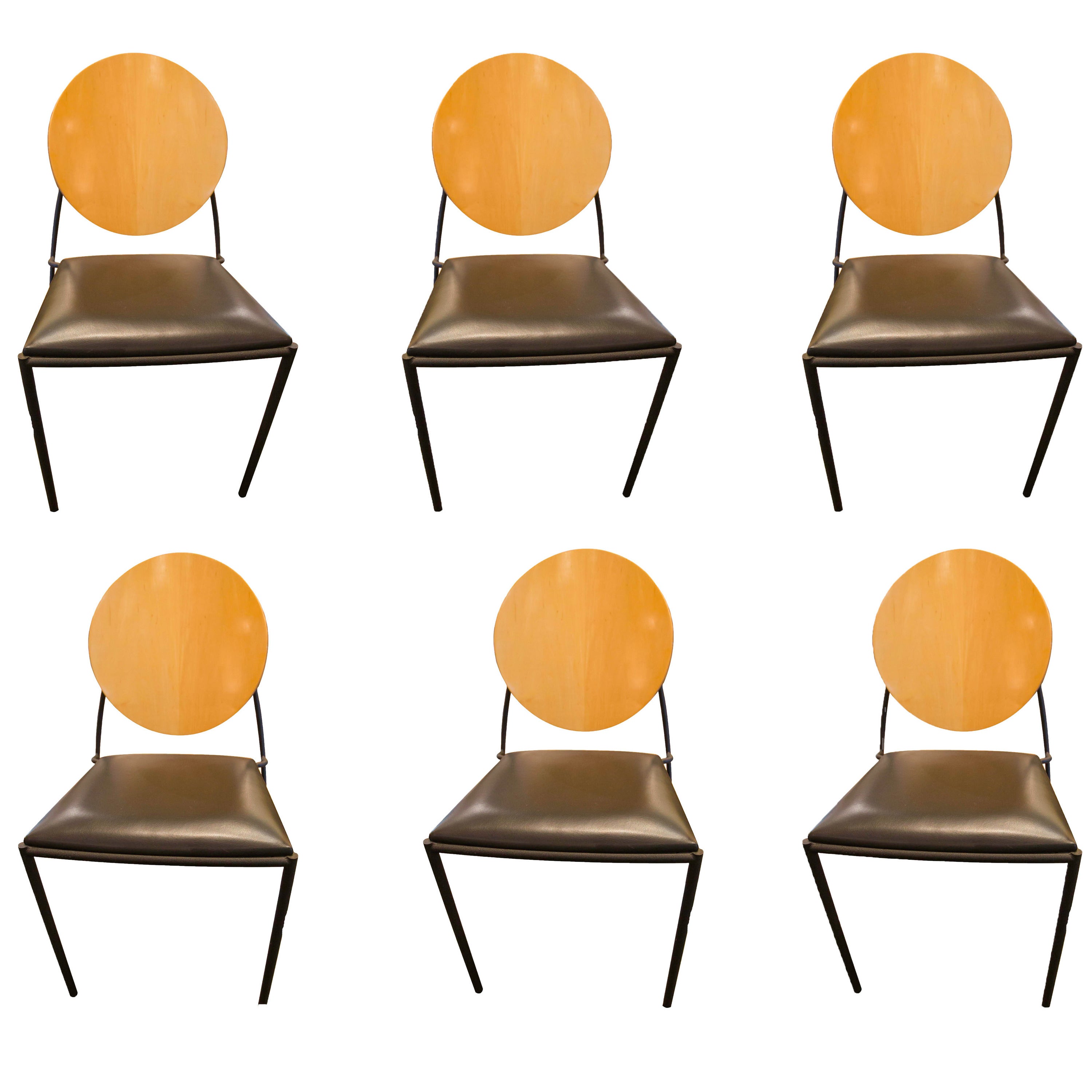 Set of Six Dakota Jackson Vik-ter 1 Dining Chairs