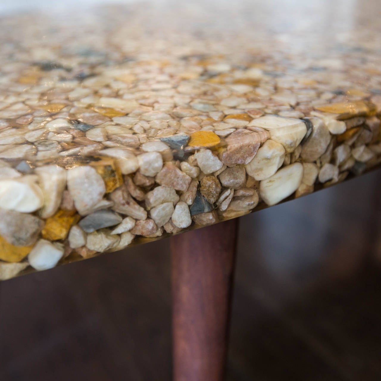 resin rock table