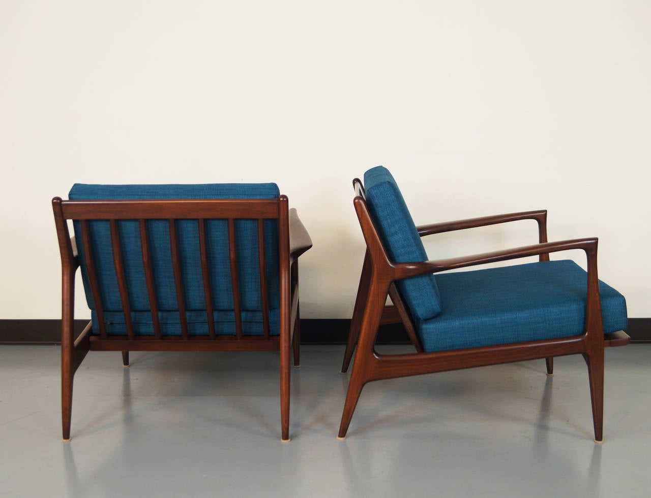 Danish Modern Lounge Chairs by Ib Kofod-Larsen 2