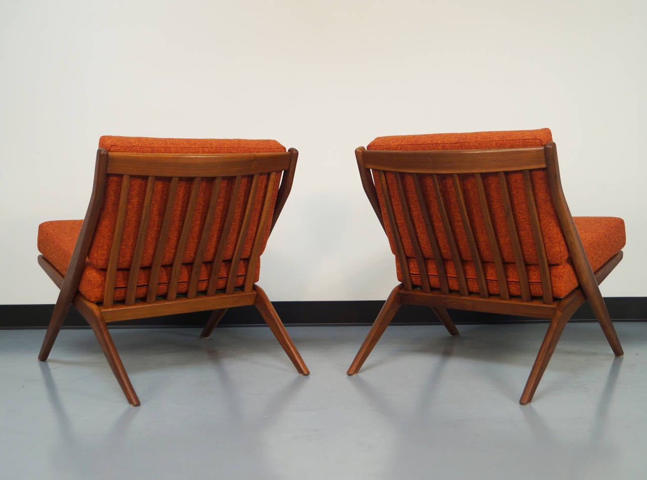 "Scissor" Lounge Chairs by Folke Ohlsson for DUX at 1stDibs dux