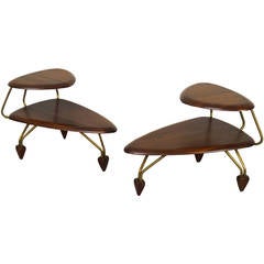 Vintage Surfboard Side Tables by John Keal