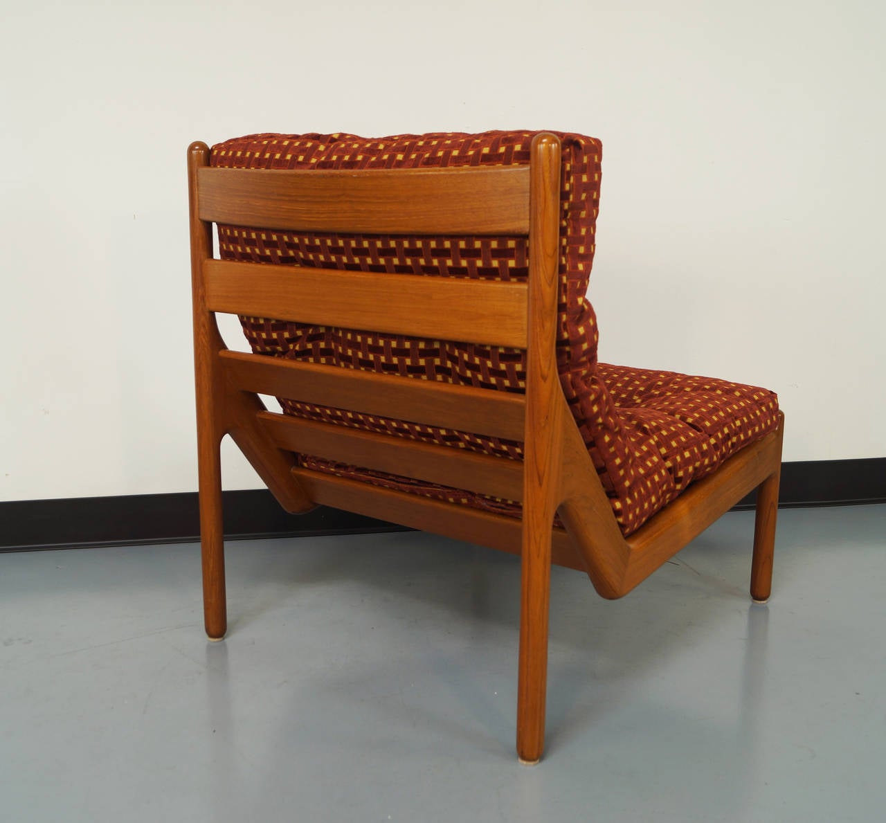 Danish Teak Lounge Chairs by Niels Bach In Excellent Condition In North Hollywood, CA