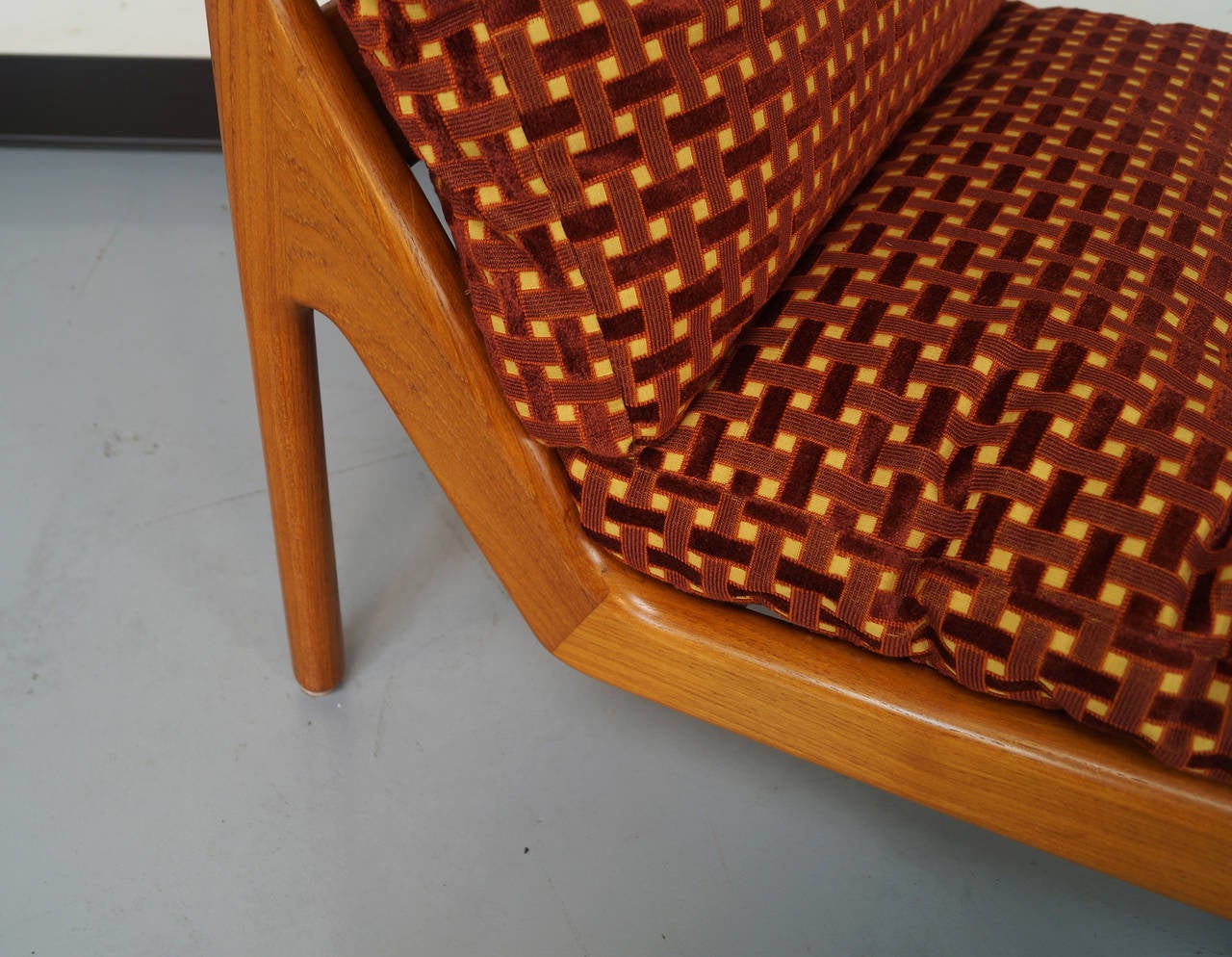 Danish Teak Lounge Chairs by Niels Bach 1