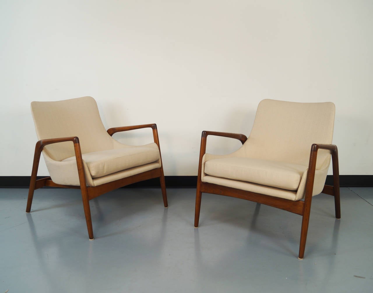 Ib Kofod Larsen Danish Lounge Chairs 3